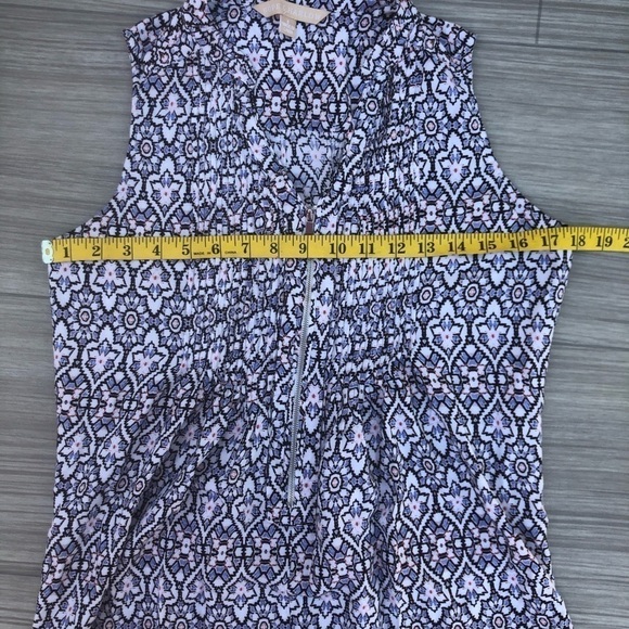 Hope & Harlow Sleeveless Boho Print Dress - Picture 8 of 10